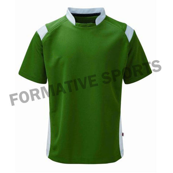 Customised Cut And Sew Rugby Team Jersey Manufacturers in Albania